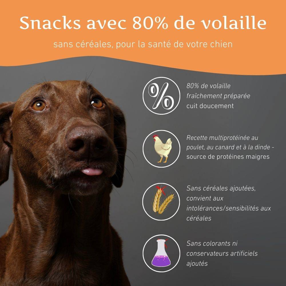 Wildfang - Wildfang - Snacks avec 80% de volaille - sans céréales - 3 x 70 g - Image 5