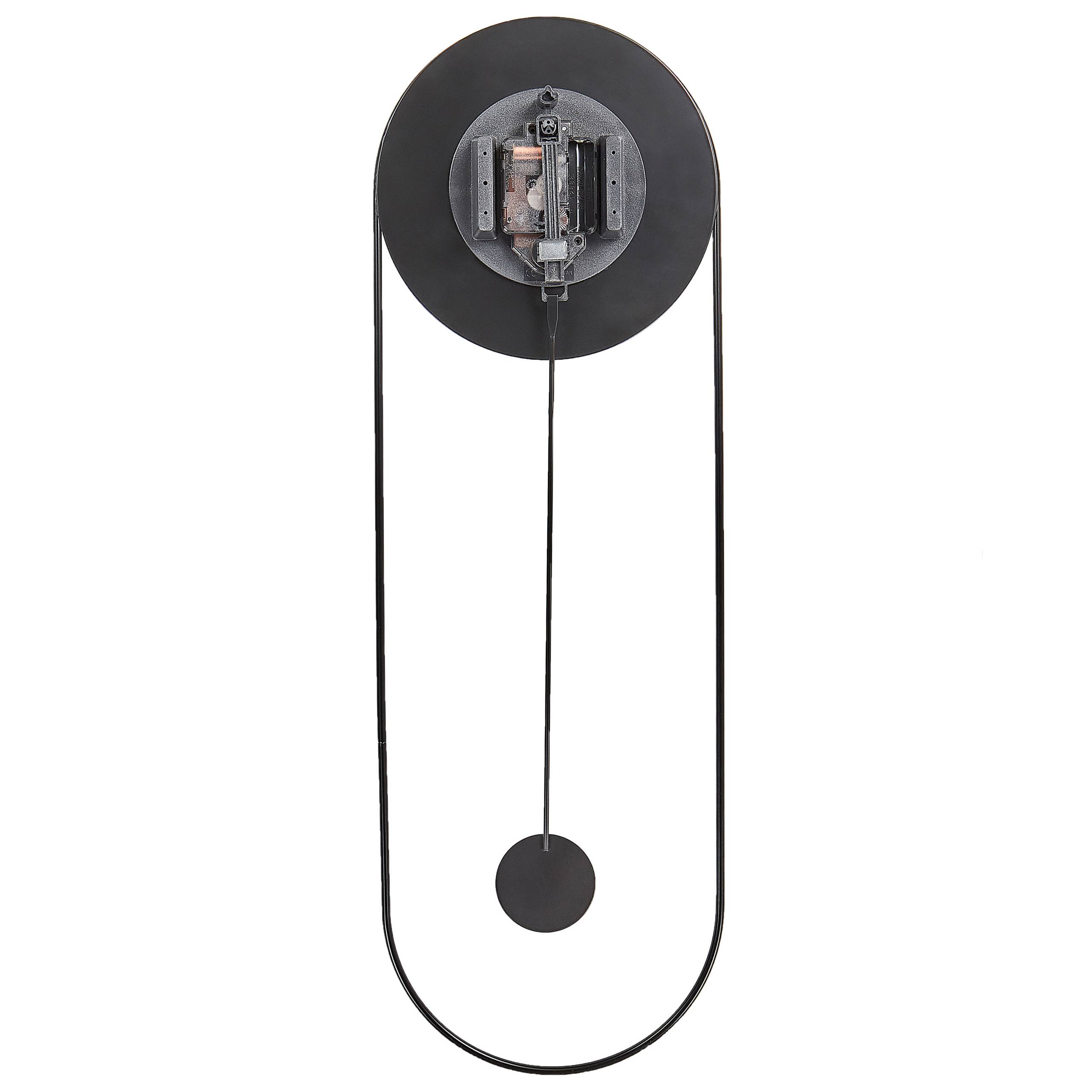 Beliani - Horloge murale Acier Noir SALVAN - 20x3x62- Beliani - Image 4