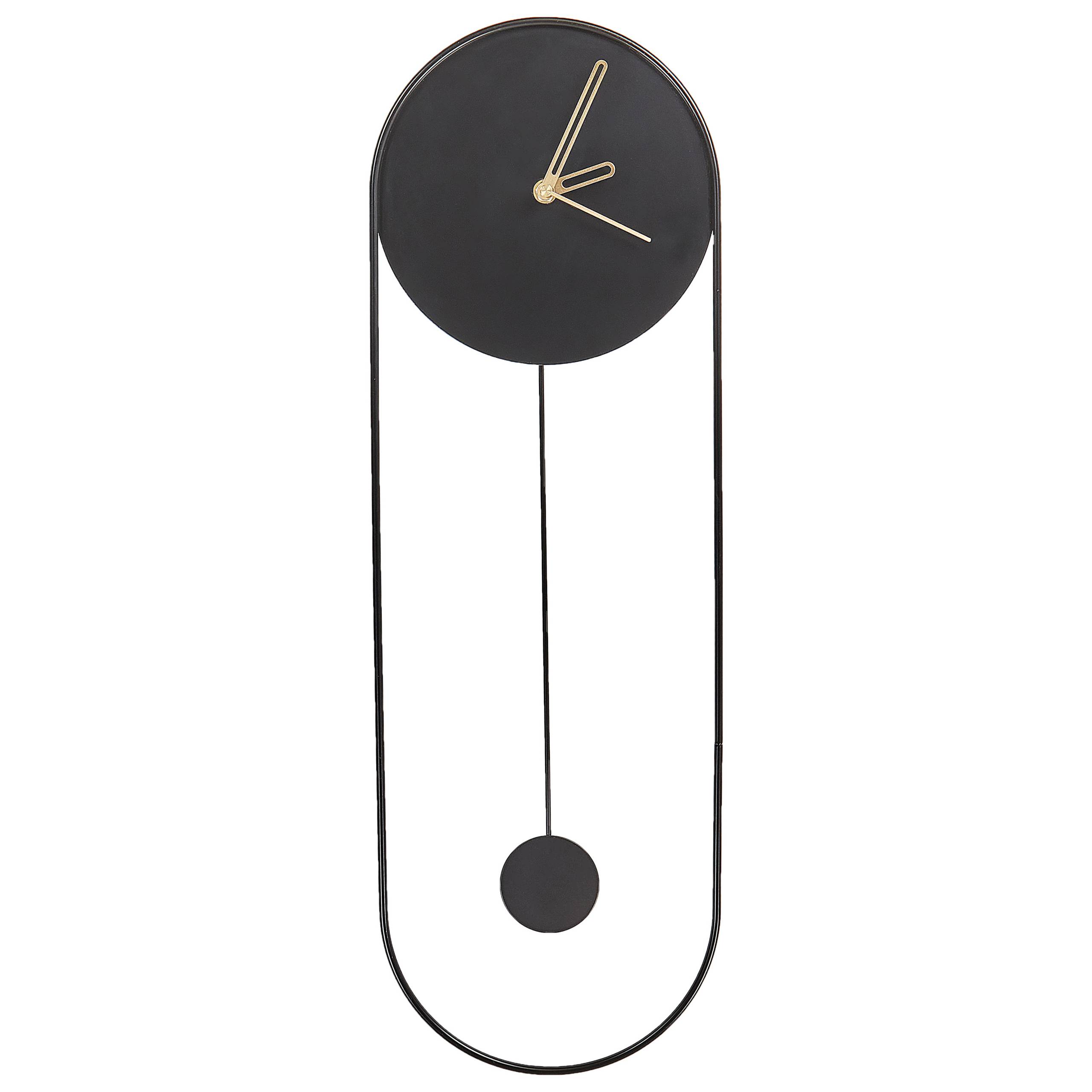 Beliani - Horloge murale Acier Noir SALVAN - 20x3x62- Beliani - Image 2
