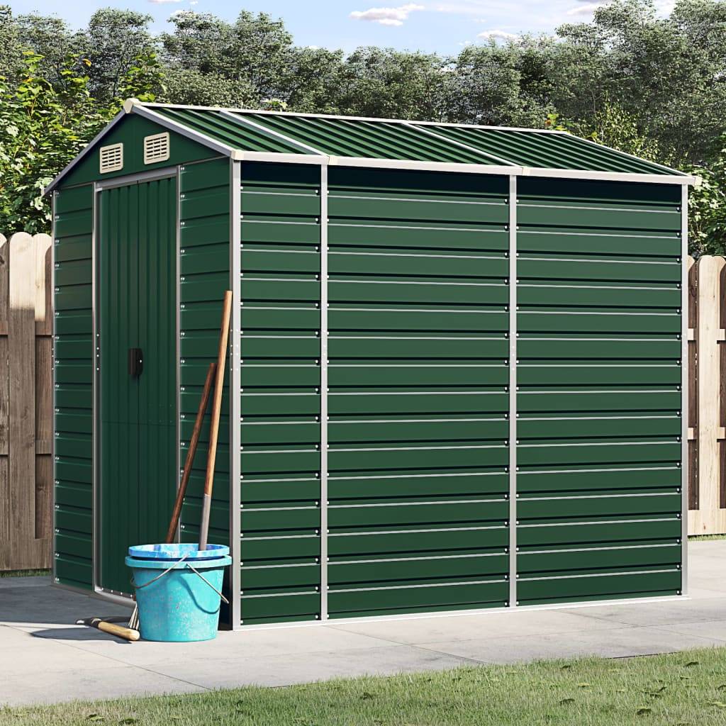 Vidaxl - Abri de jardin Vert 191 x 215 x 198 cm Acier galvanisé vidaXL 3188232 - Image 1