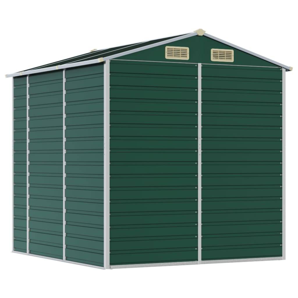 Vidaxl - Abri de jardin Vert 191 x 215 x 198 cm Acier galvanisé vidaXL 3188232 - Image 8