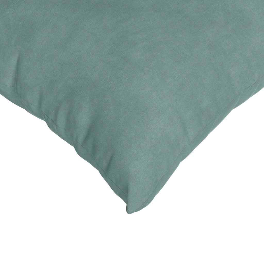 Set de 2 Coussins de Canapé Velours Confortables Housse Lavable pour Salon Vert Mer 50x50 cm – ComfortXL Outdoor Living - Image 7
