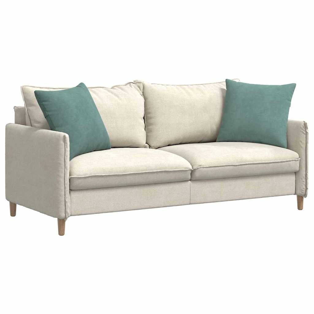 Set de 2 Coussins de Canapé Velours Confortables Housse Lavable pour Salon Vert Mer 50x50 cm – ComfortXL Outdoor Living - Image 3