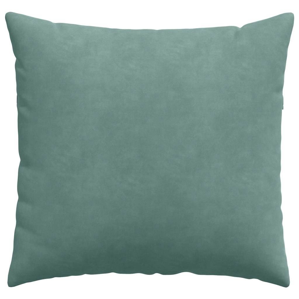 Set de 2 Coussins de Canapé Velours Confortables Housse Lavable pour Salon Vert Mer 50x50 cm – ComfortXL Outdoor Living - Image 6