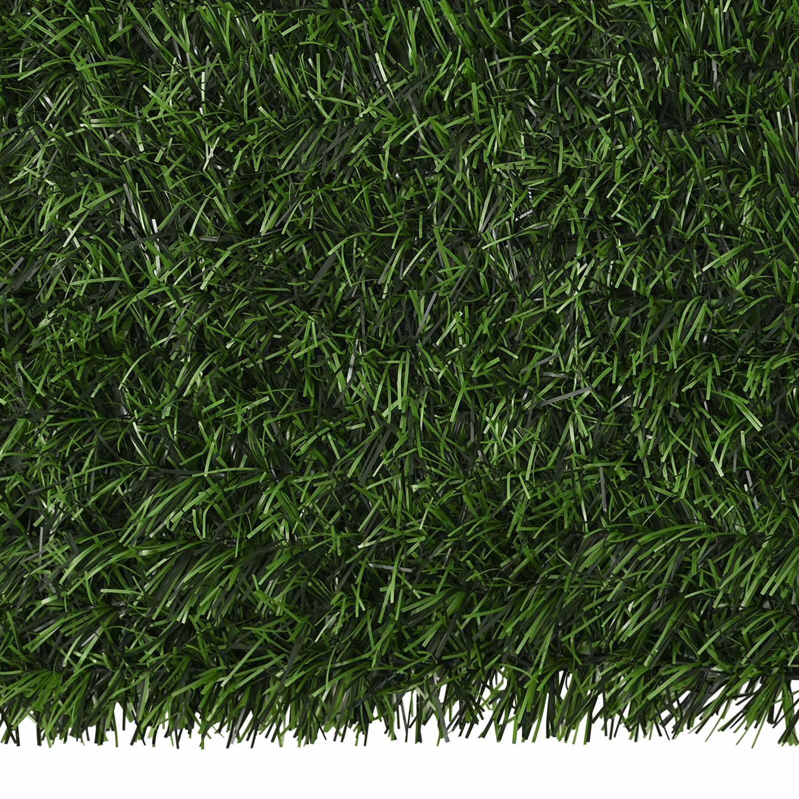 PANGIVO - Clôture artificielle PVC et acier vert clair 500 x 1 x 100 cm - PANGIVO - Image 4