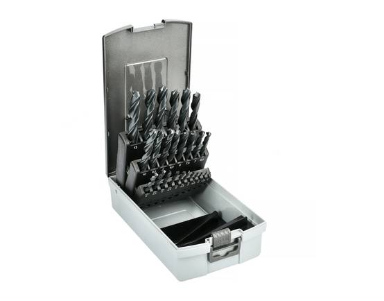 Coffret de 25 forets en acier HSS laminés de 1 à 13mm - HANGER - 155091 - Image 1