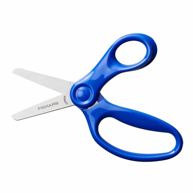 Fiskars - Ciseaux à bout rond pour enfants à partir de 6 ans - bleu - 13 cm - Image 2