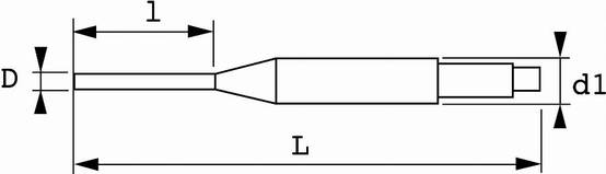 Chasse-goupilles court 2,9 mm SAM - 7-C29A - Image 2