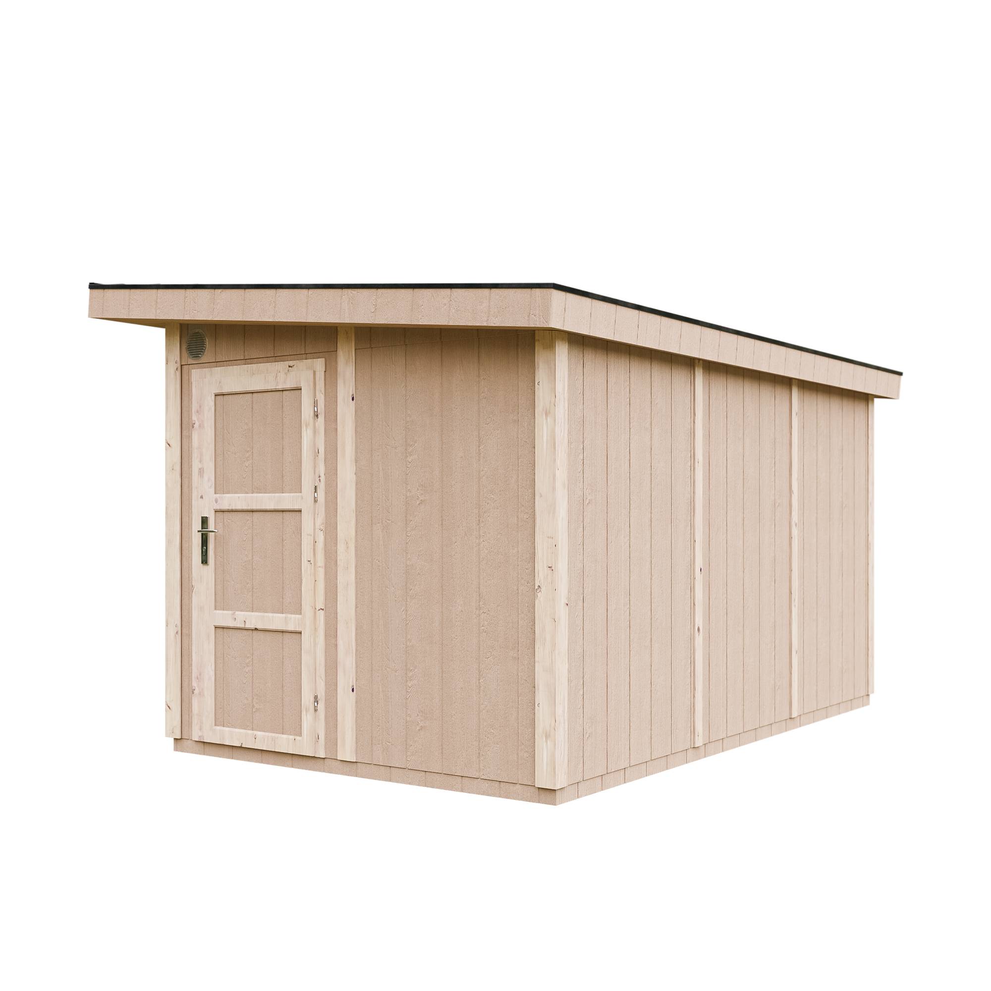 Timbela - Abri de Jardin Qualité Premium 9m² / L412xL279cm - Kit tout compris avec sol, tuiles bitumineuses, set de peinture - Timbela M904 - Image 2