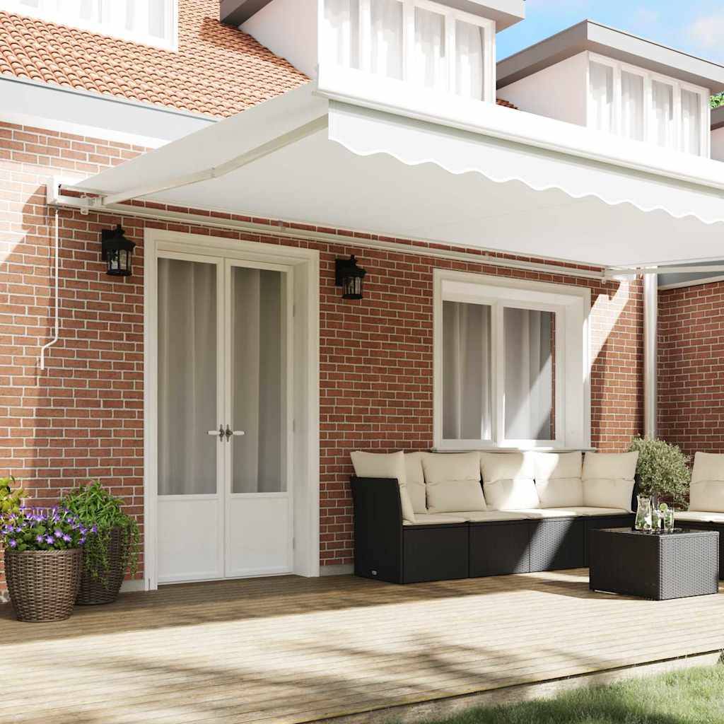 Prolenta Premium - Store banne polyester blanc 480 x 345 x 20 cm - Prolenta premium p375.1 - Image 3