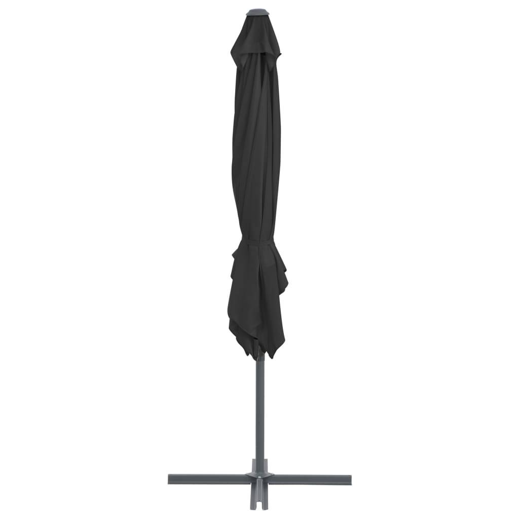 Helloshop26 - Parasol avec base portable 2,5 x 2,5 m anthracite - Image 4
