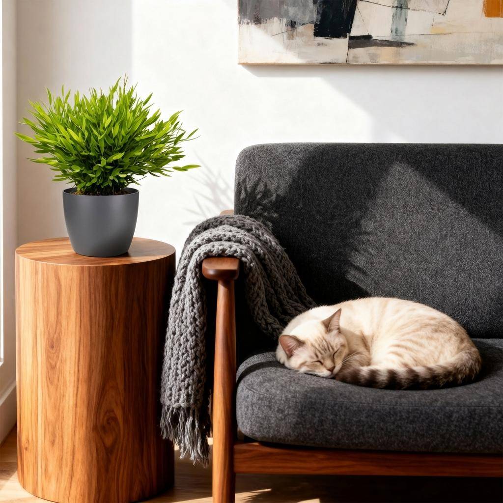 Bamusa Pogonatherum Monica - Pet-friendly - Bambou miniature - Pot de 12cm - Hauteur 20cm - 2 plantes - Gris - Plantes d'intérieur - Image 4