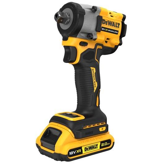 Boulonneuse à chocs 1/2' XR 18V brushless - DEWALT - avec 2 batteries 18 2.Ah - chargeur - TSTAK - DCF922D2T-QW - Image 2
