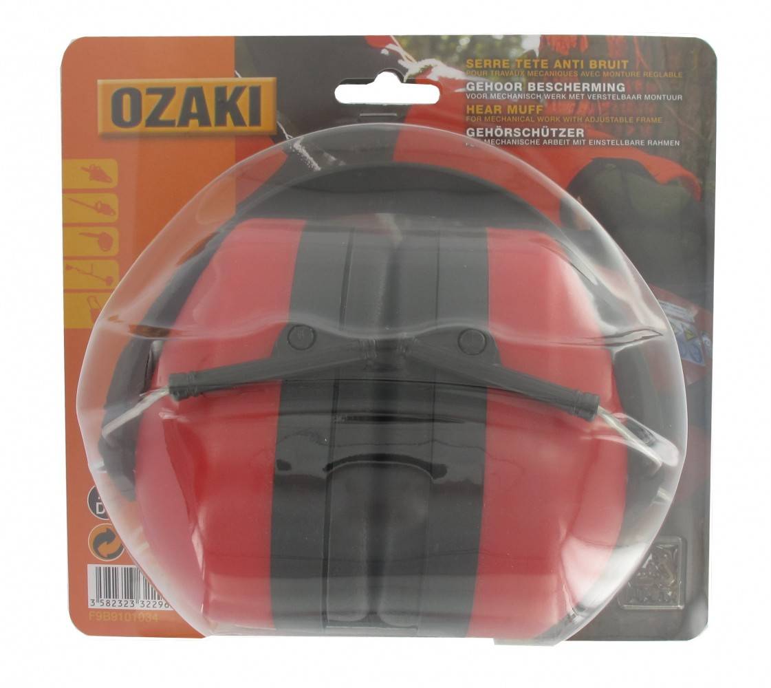 Ozaki - Casque anti-bruit 26 dB professionnel OZAKI PREMIUM avec monture réglable