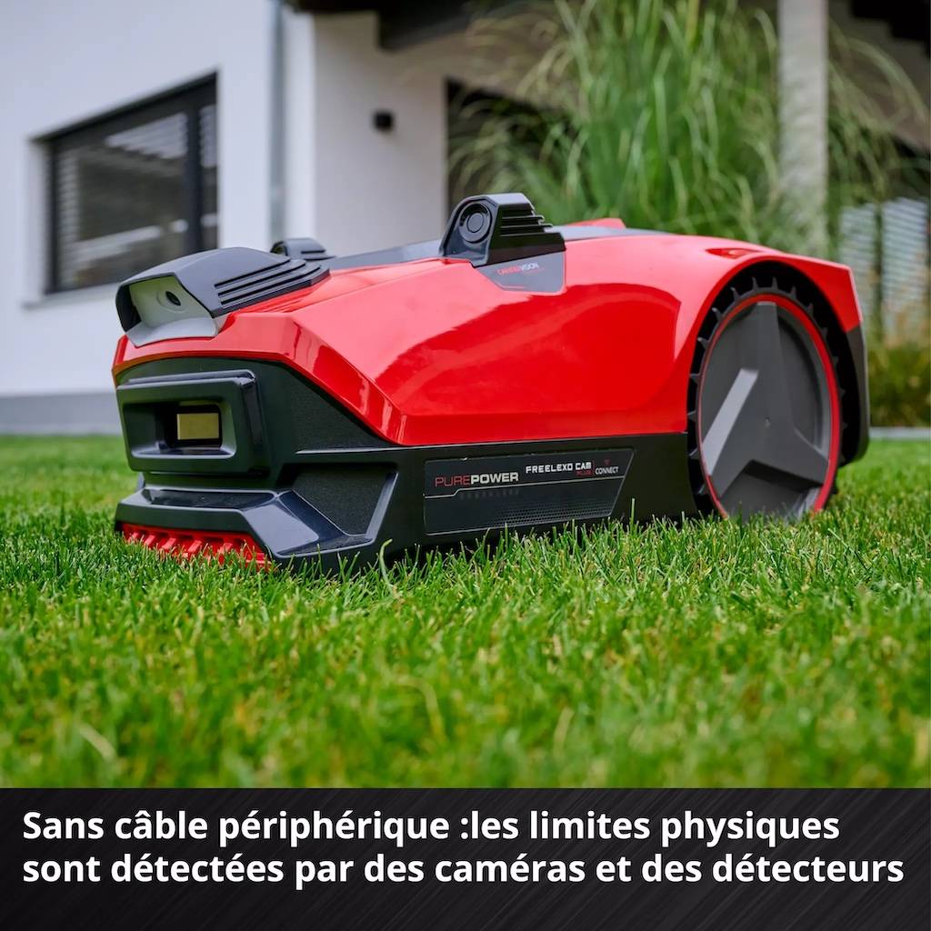 Einhell - Robot-tondeuse à batterie – FREELEXO CAM PLUS 600 – sans câble périphérique – coupe 600 m² – inclinaison 25 % – batterie 18 V 4 Ah incluse - Image 6