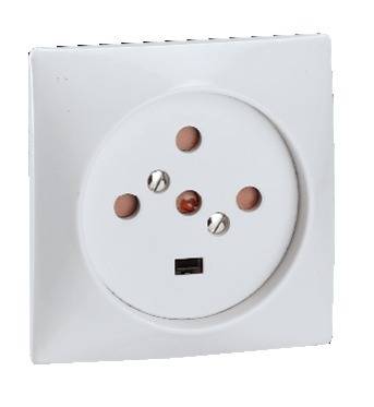 Legrand - Socle à vis avec éclips de protection 3P+N+T - LEGRAND - 055427