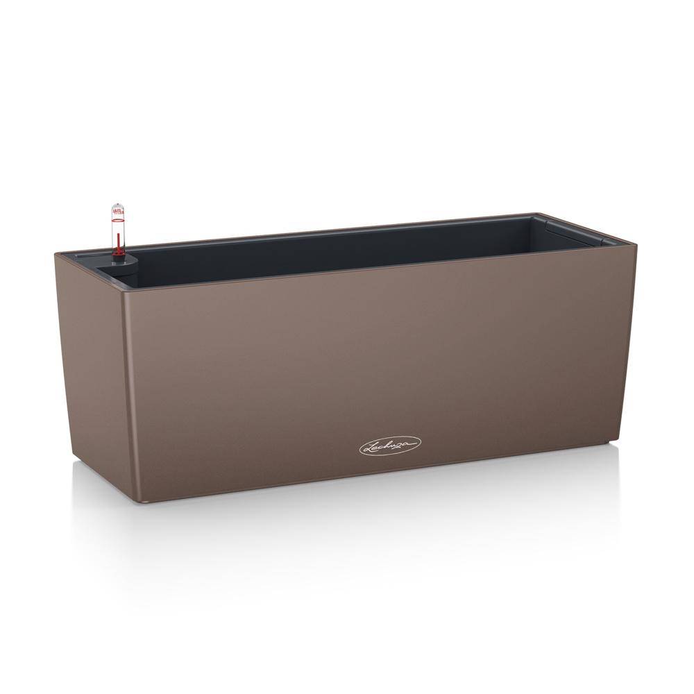 Lechuza - Pot Balconera Color 50 - kit complet, muscade - 50 cm Lechuza