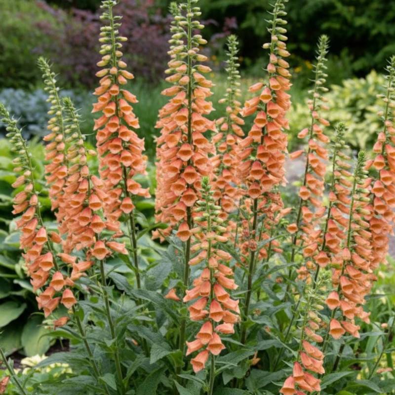 Digitale Goldcrest® à fleurs Orange/ - feuillage Persistant - Godet - 5/20 cm