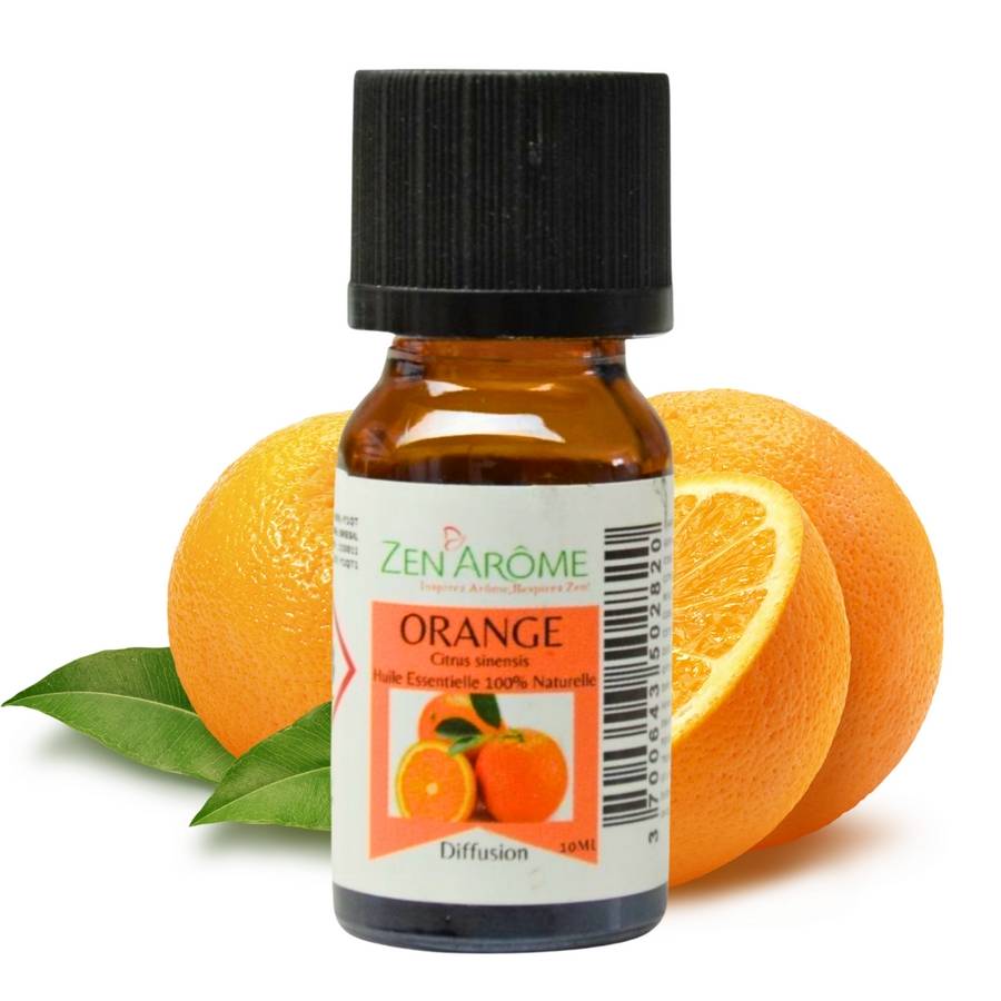 Huile Essentielle d'Orange Douce – 100% Pure et Naturelle - Diffusion pour Aromathérapie – 10ml – Conditionné en France - Zen'Arôme - Image 2