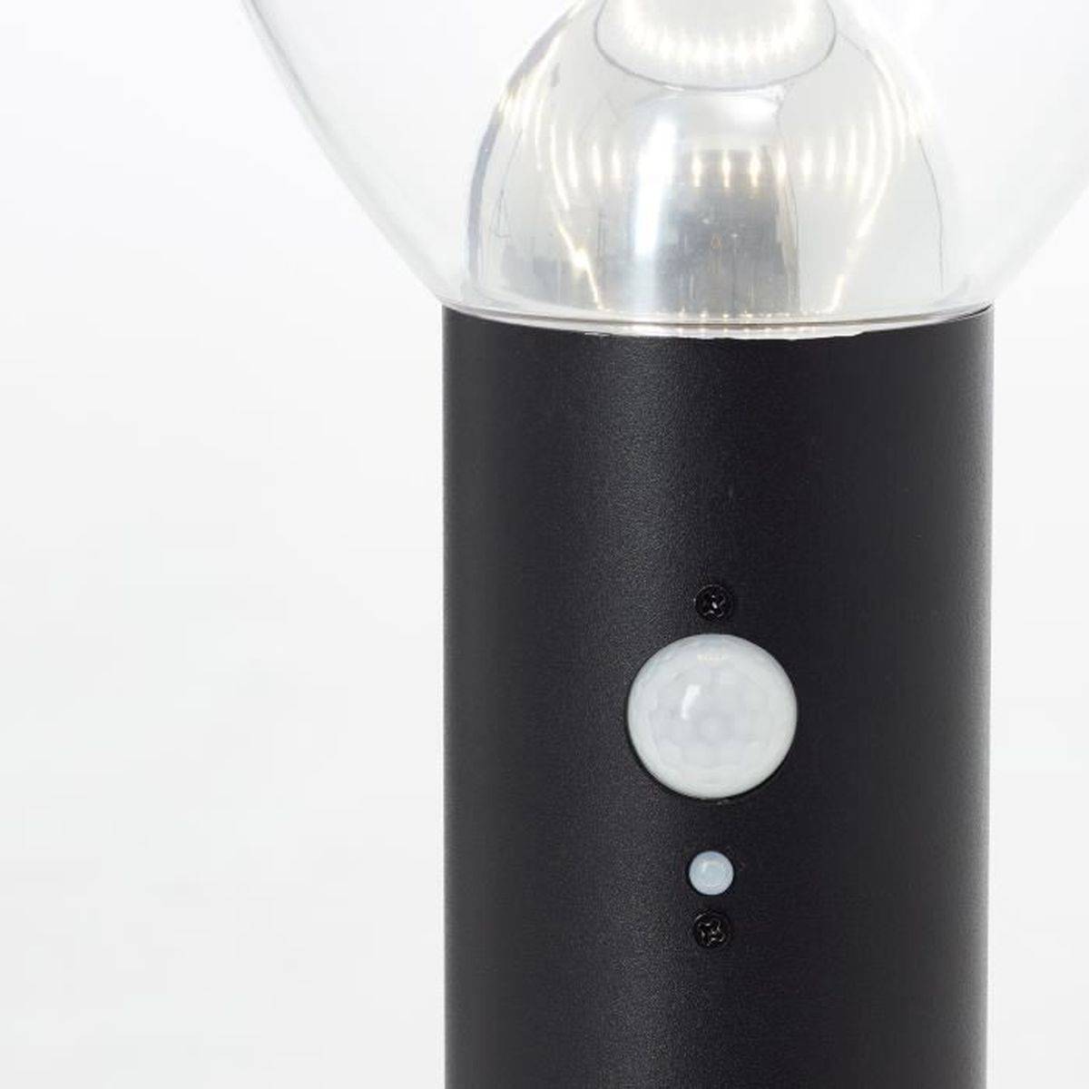 Brilliant - Borne solaire LED Tulip détecteur de mouvement 4 W, 430 lm, 3000 K, noir - BRILLIANT - Image 2