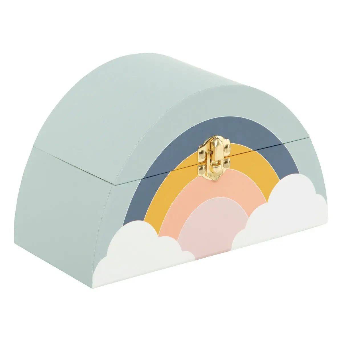 Atmosphera - Boîte à Musique Enfant "Arc-en-Ciel" 20cm Multicolore - Image 1