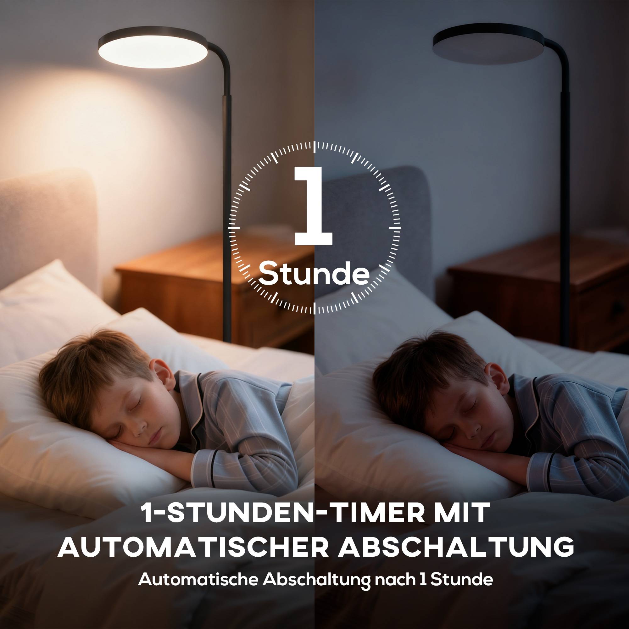 Lampadaire LED avec télécommande magnétique, orientable et flexible, en métal noir. - Image 9