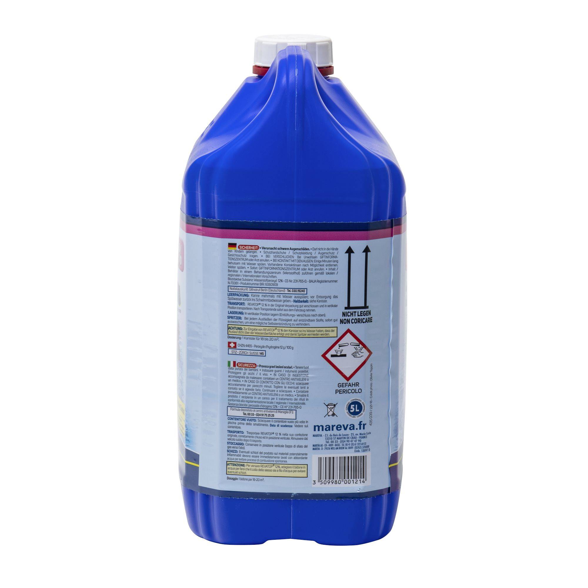 Rattrapage eau de piscine verte à 12%  lot de 2 bidons de 5 L - Image 4