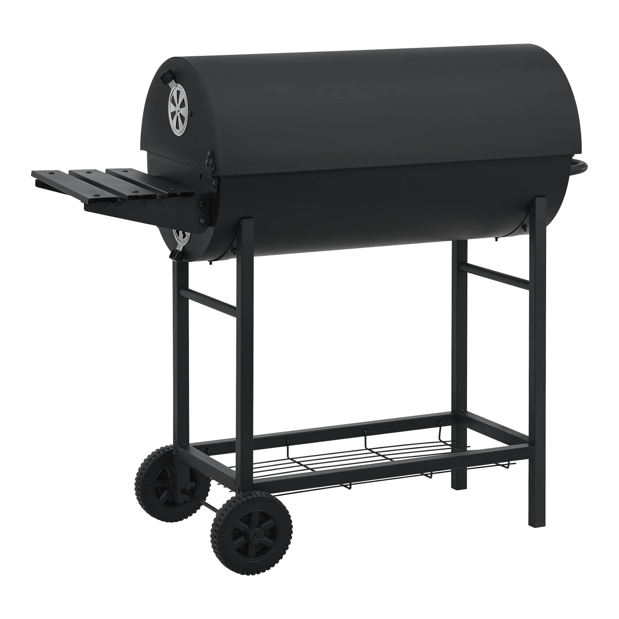 Casa.Pro - Chariot de barbecue au charbon de bois Armento 95 x 108 x 61 cm noir casa.pro - Image 8