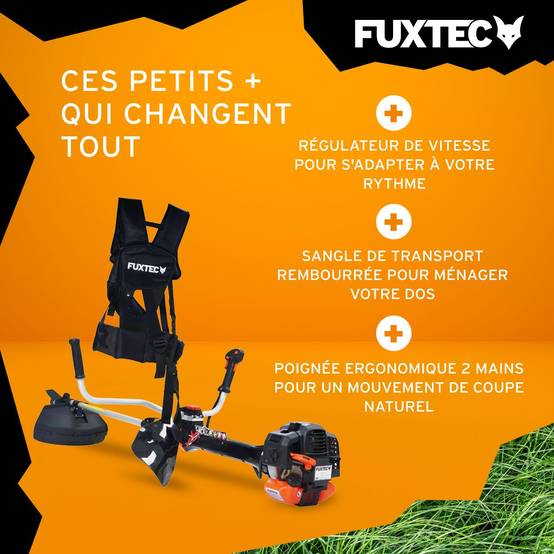 FUXTEC - Débroussailleuse thermique pro FX-PS152 52 cm³ 3 CV avec système anti-vibration – Fuxtec - Image 5