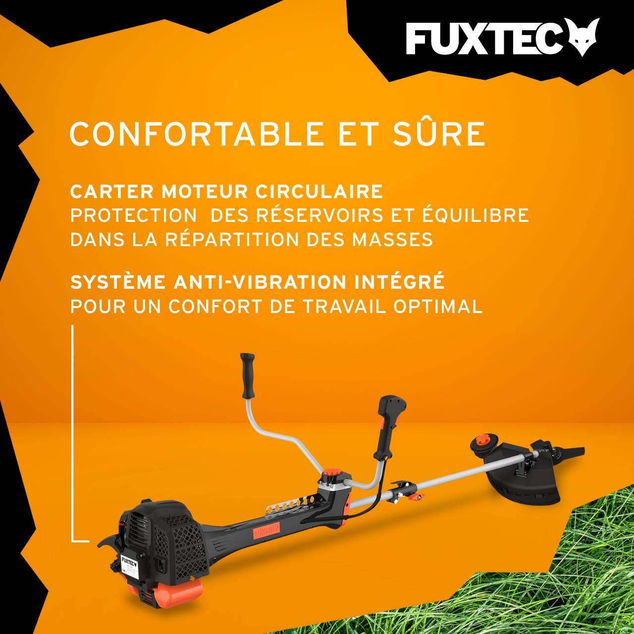 FUXTEC - Débroussailleuse thermique pro FX-PS152  52 cm³ 3 CV avec système anti-vibration – Fuxtec - Image 7