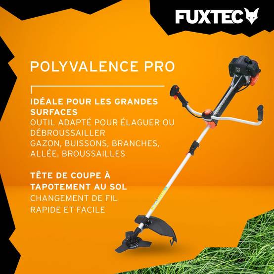 FUXTEC - Débroussailleuse thermique pro FX-PS152 52 cm³ 3 CV avec système anti-vibration – Fuxtec - Image 6