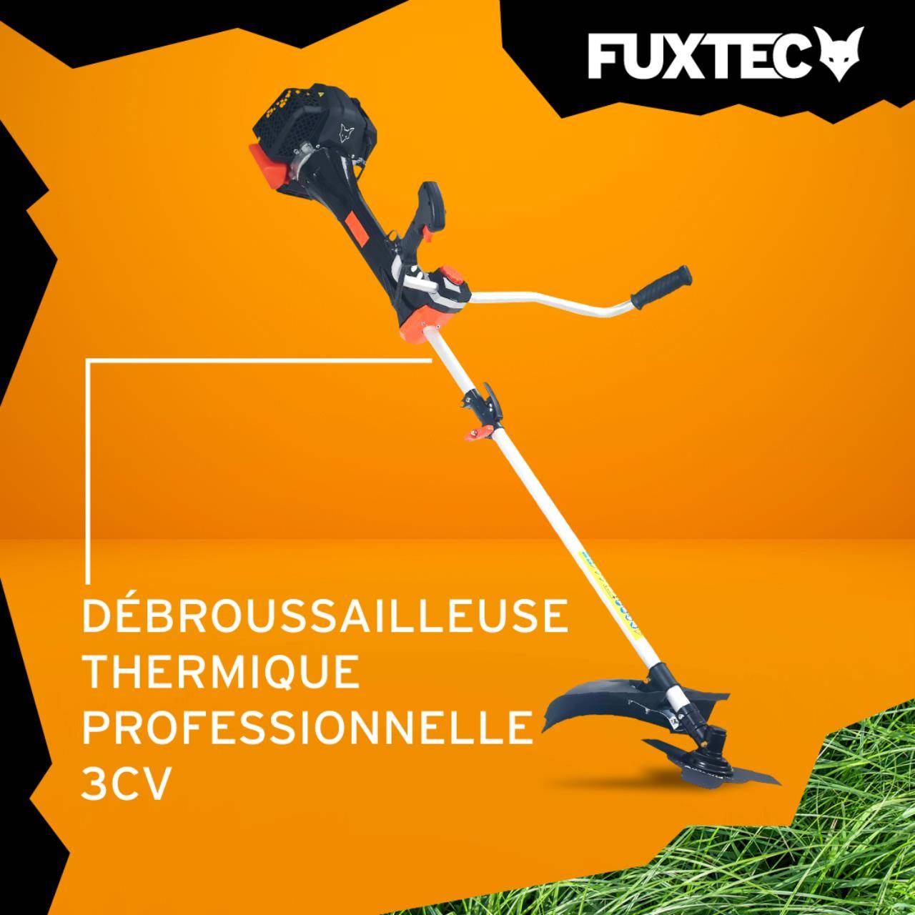 FUXTEC - Débroussailleuse thermique pro FX-PS152  52 cm³ 3 CV avec système anti-vibration – Fuxtec - Image 2