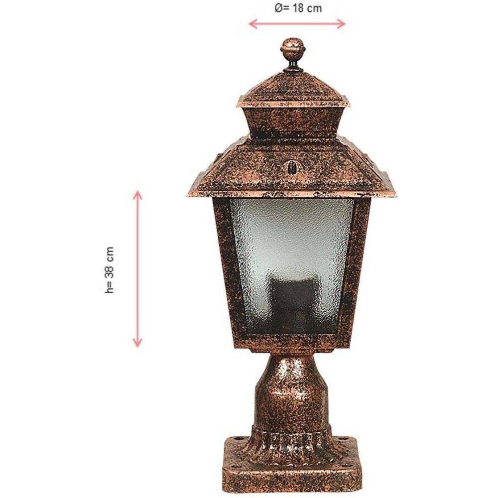 Hanah Home - Lampe extérieure à poser en ABS vintage Brigitte - Image 2