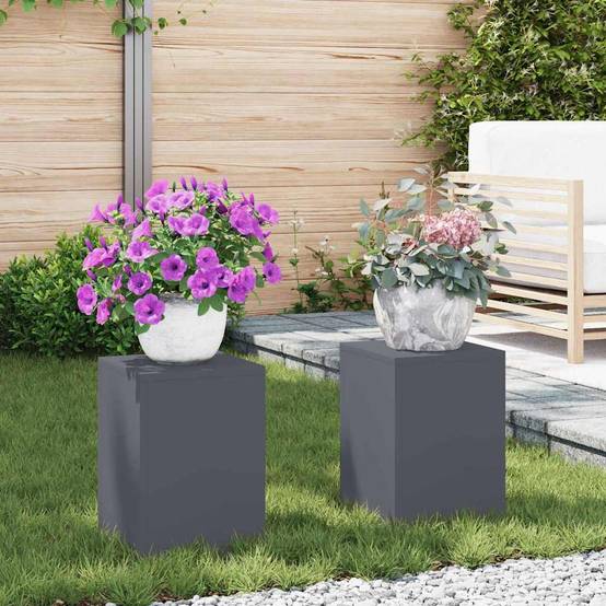 Support plante Prolenta Anthracite 24 X 24 X 35 cm - P95051A - Image 1