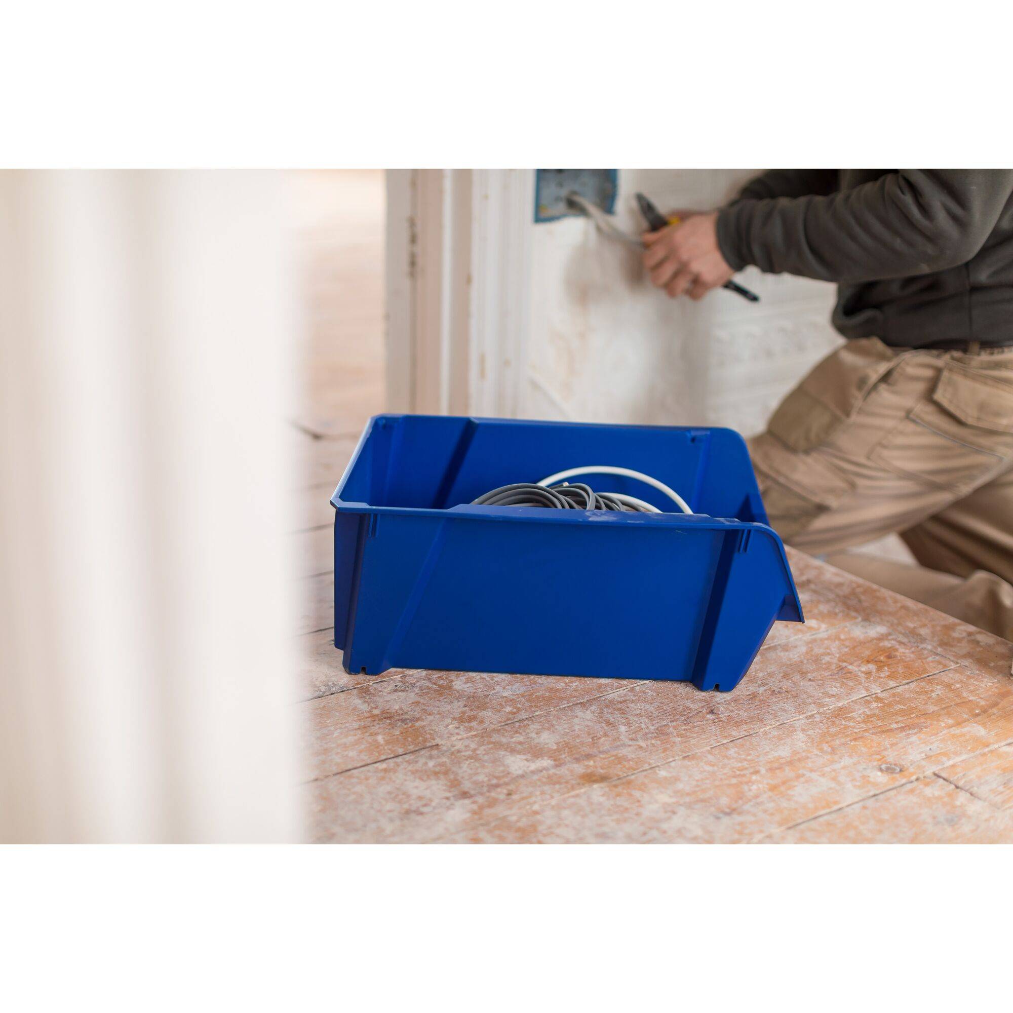 stanley - STANLEY Bac de rangement Bleu - 16,6 L - STST82746-1 - Image 4