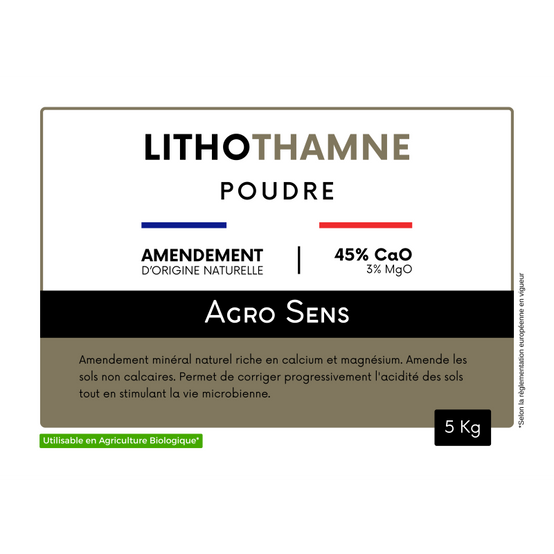 Lithothamne en poudre - Amendement calcaire naturel pour le jardin - Seau 5 kg - Image 3