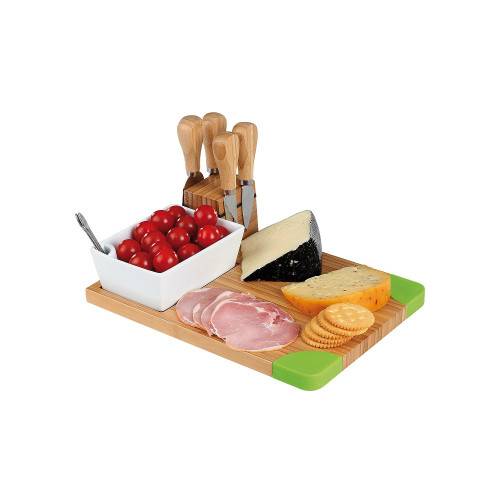 Livoo - Plateau en bambou pour apéritif et fromage 10 pièces - Image 2
