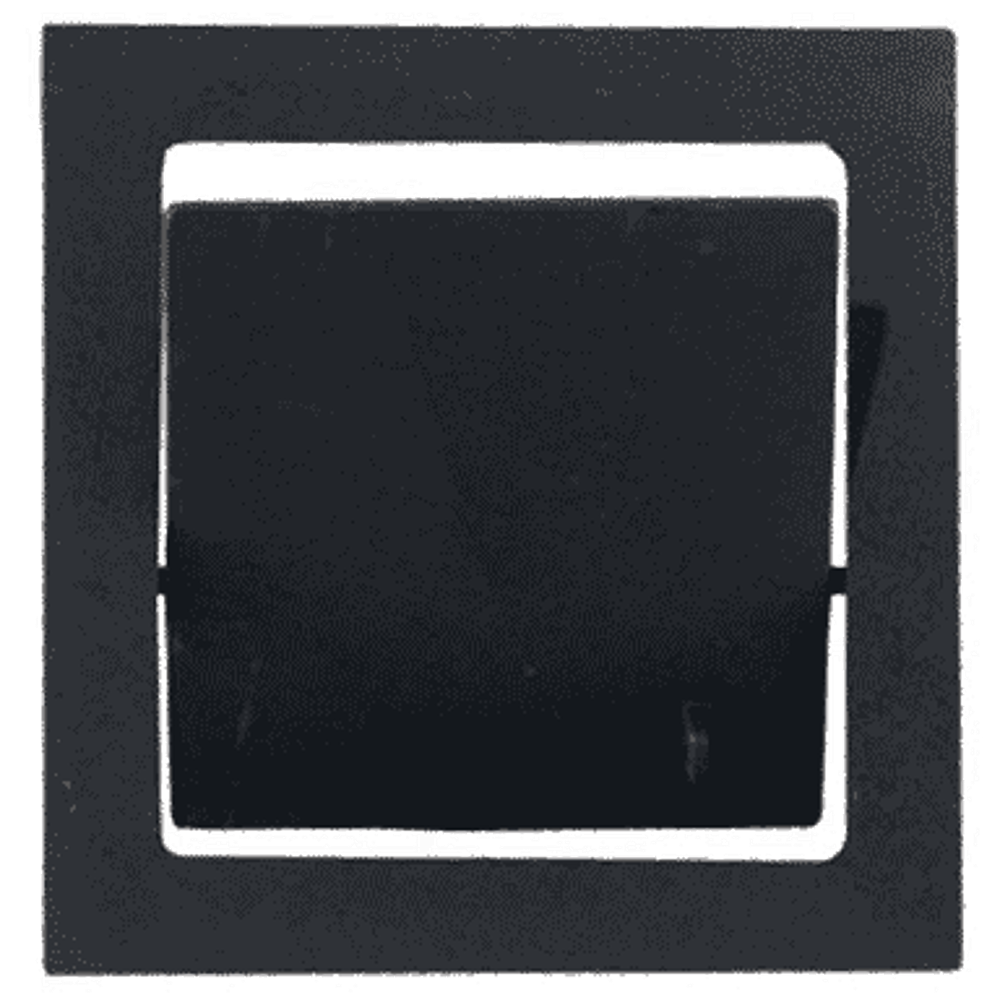 Clapet de cheminée en fonte pour boisseau 250 x 250 mm avec tige et poignée, Dommartin - Image 1