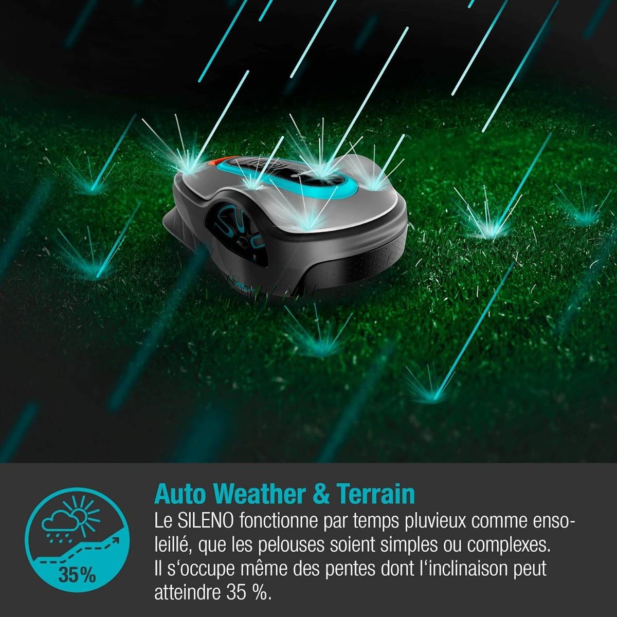 Gardena - Tondeuse robot smart SILENO life 750 - surface jusqu'à 750 m - commande par smart App ² Gardena - Image 7