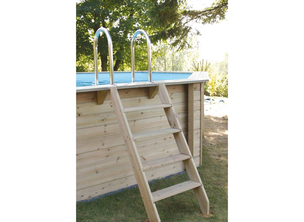 Ubbink - Piscine bois Océa 5,80 x 1,30 m - Liner bleu - Ubbink - Image 6