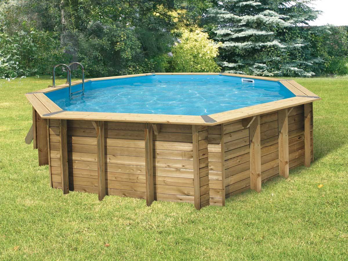 Ubbink - Piscine bois Océa 5,80 x 1,30 m - Liner bleu - Ubbink - Image 5