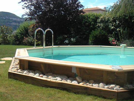 Ubbink - Piscine bois Océa 5,80 x 1,30 m - Liner bleu - Ubbink - Image 3