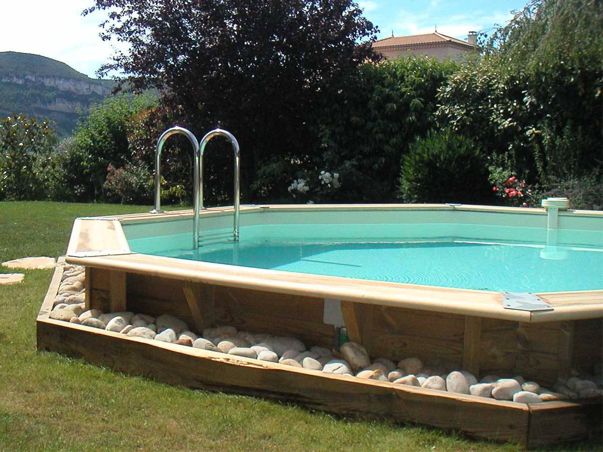 Ubbink - Piscine bois Océa 5,80 x 1,30 m - Liner bleu - Ubbink - Image 3