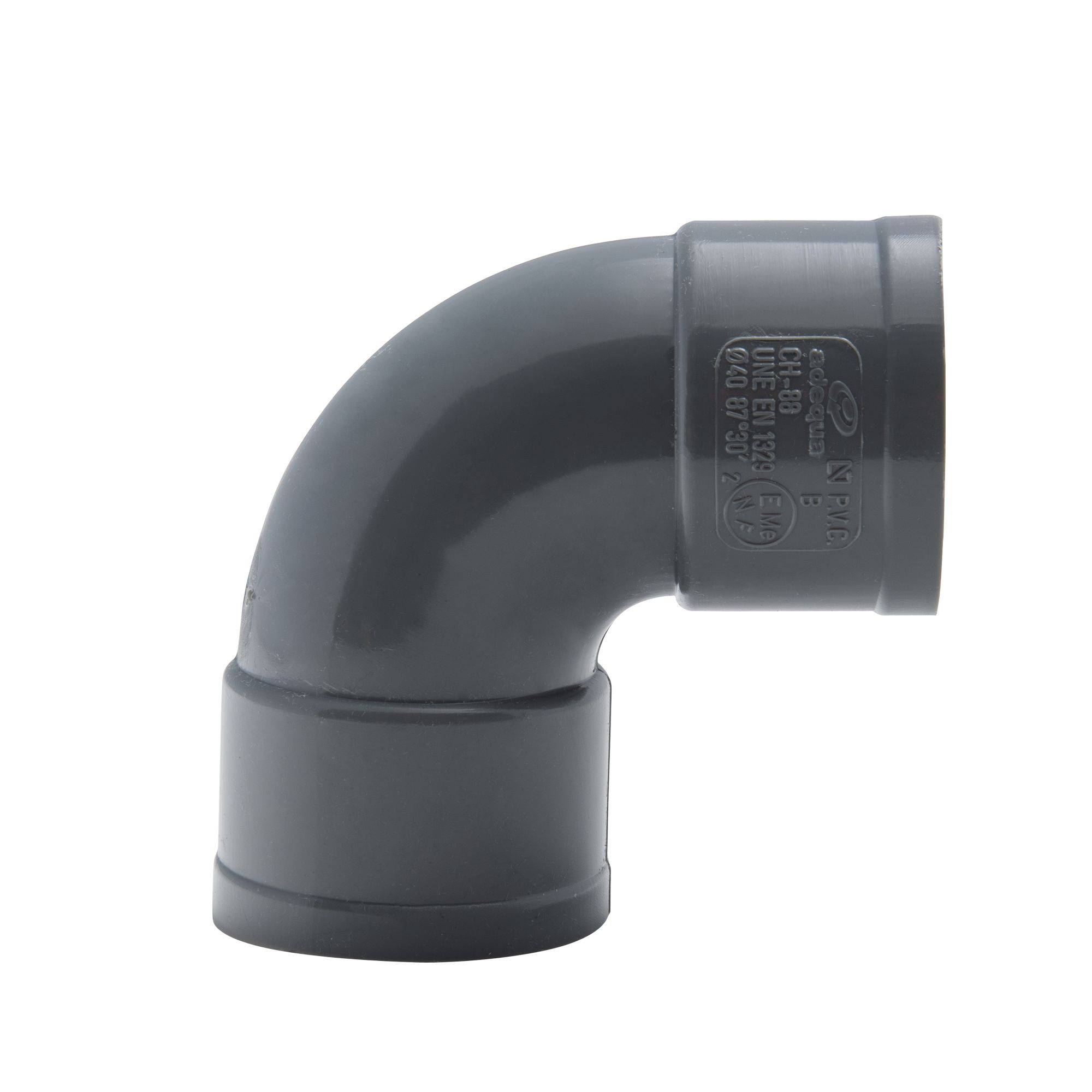 Jardibric - Jardibric - Coude PVC Évacuation Ø40 mm 87°30 Femelle Femelle - Raccord PVC Canalisation Évacuation - Image 2