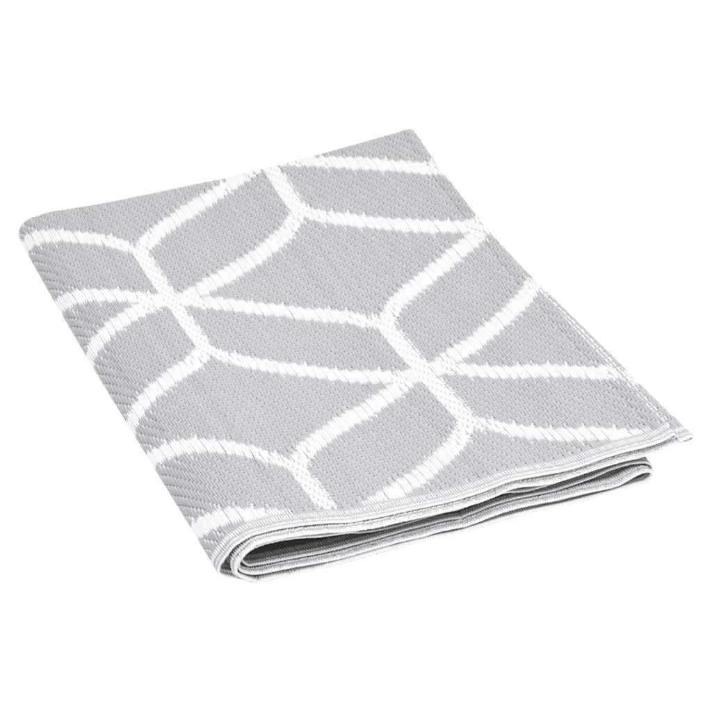 ComfortXL - Tapis de Jardin Tissé en PP Décoratif pour Salon de Jardin Gris 140x200 cm – ComfortXL Outdoor Living - Image 5