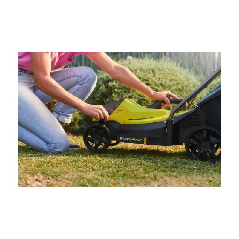 Ryobi - Pack RYOBI Tondeuse poussée 18V One+ OLM1833B - 1 Batterie 5.0Ah - 1 Chargeur rapide RC18120-150 - Image 6