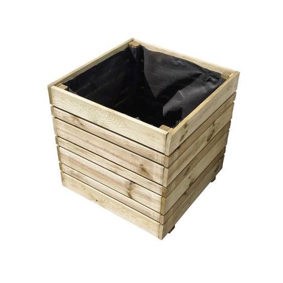 Jardipolys - Bac OSLO 50 x 50 x H. 50cm - pin classe 3 FSC ® Jardipolys - Image 1