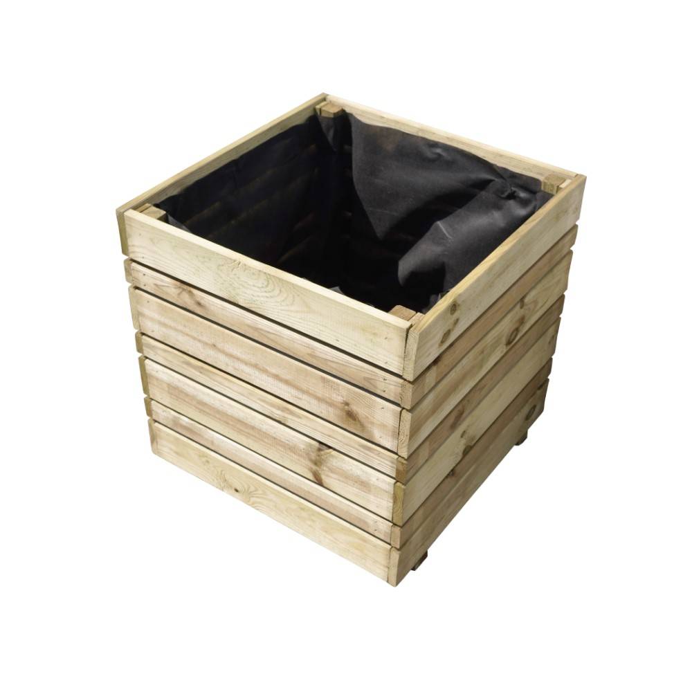 Jardipolys - Bac OSLO 50 x 50 x H. 50cm - pin classe 3 FSC ® Jardipolys - Image 1