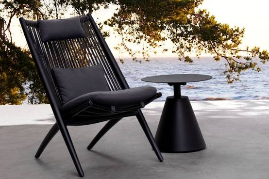 Autre - Chiliennes de jardin lounge design en métal (lot de 2) - BELLE ILE - Image 2