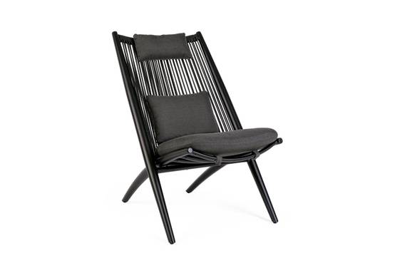 Autre - Chiliennes de jardin lounge design en métal (lot de 2) - BELLE ILE - Image 5
